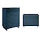 Manhattan Comfort Granville Midnight Blue 3-Drawer Dresser and 5-Drawer Chest, Set of 2 GRAN024 - alternate 10